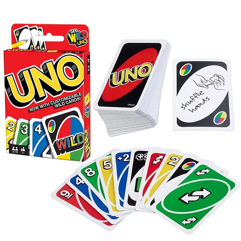 UNO Family Card Game, inclui 112 cartões em uma lata de