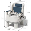 Comfortable Backrest Shower Cabin Chair Home Disabled Toilet Seats Portable Indoor Pregnant Toilet Chair for Elderly Commode 6