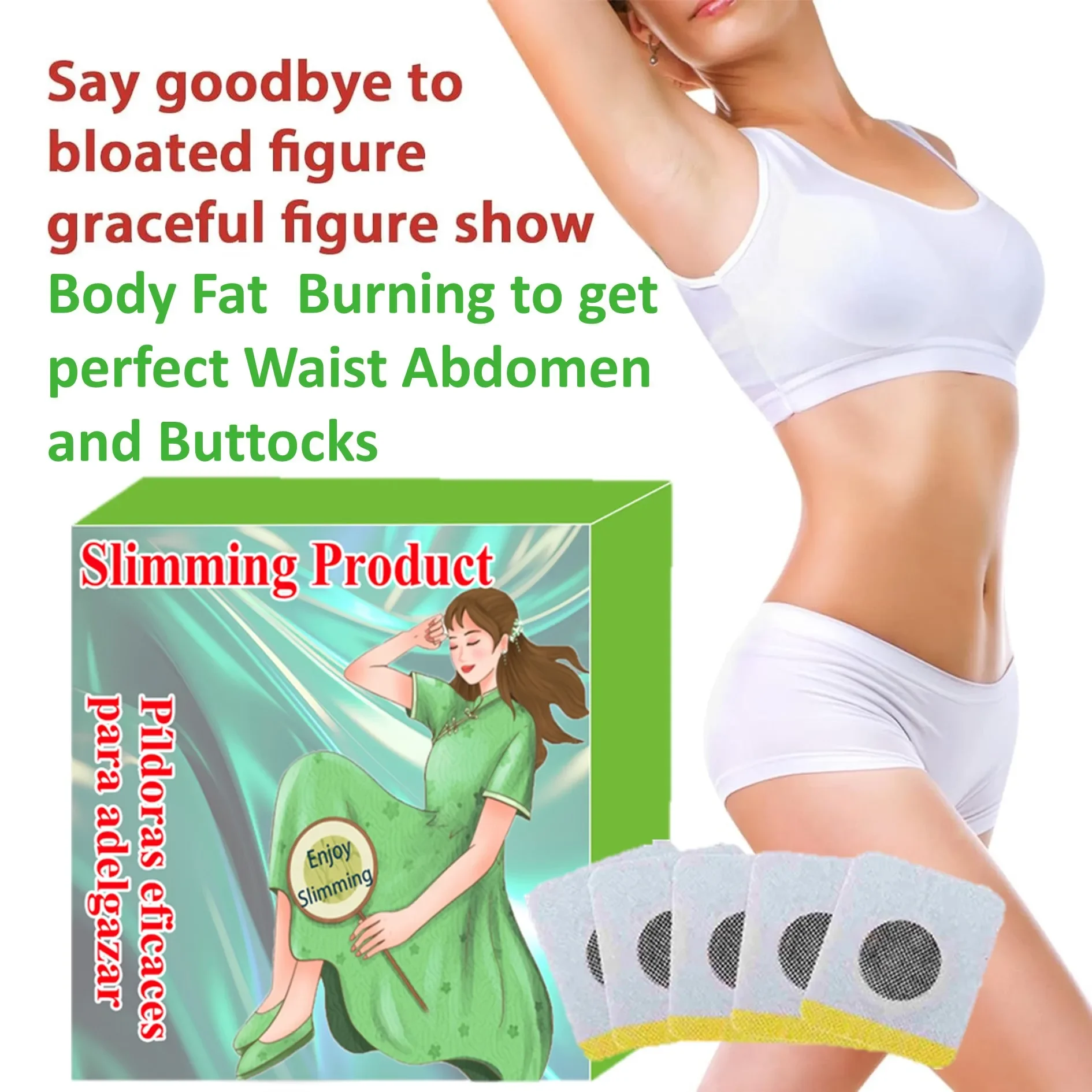Loss Weight Fast Slimming Products Body Belly Detox Navel Thigh Muscle Arm Slim