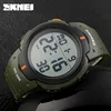 SKMEI 1068 Calendar PU Strap 5Bar Waterproof Digital Watch reloj hombre Outdoor Sport Watch Men Big Dial Fashion Simple Watches 2