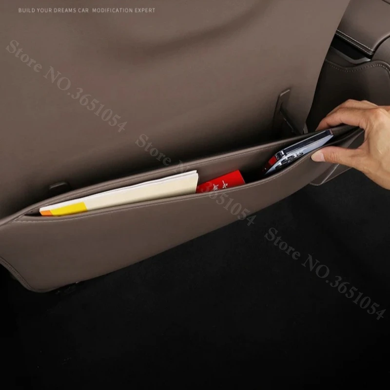 BYD 한 EV DM-i 2020-2026 차량용 가죽 시트 킥 매트 패드 뒷좌석 보호 스크래치 방지 먼지 방지 안티 킥 패드