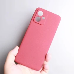 Matte Soft Silicone Ultra Thin Sandstone Phone Case - Stylish Protective Back Cover for G stylus 5g 2025 (Red)