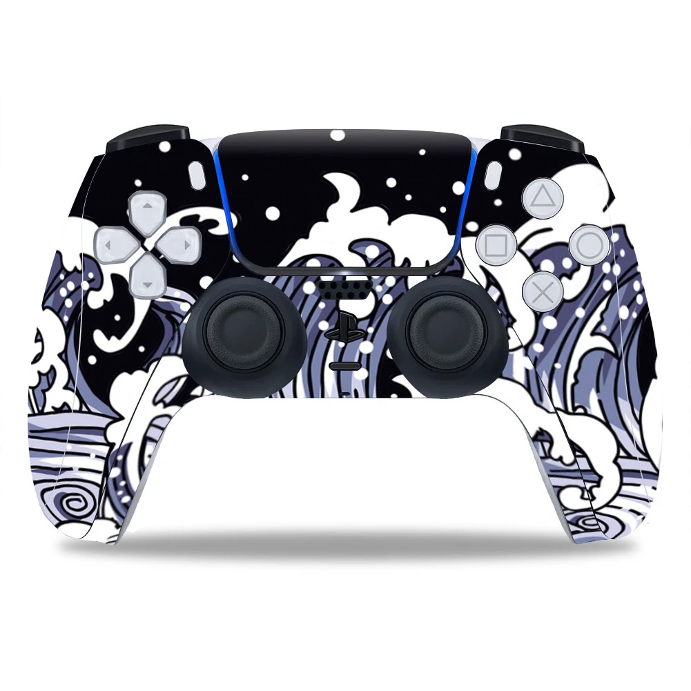 Skin Sticker For PS5 Controllers Gameing Anti-slip Protection Cover Stickers For PS5 Console Case Skin #0046