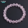 AAA Natural Mozambique Glassy Pink Quartz Beads 7-9mm Rose Crystal for Jewelry Making & Healing | Love Energy Gemstone Beads 5