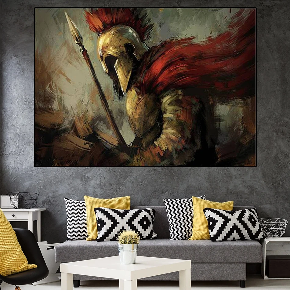 Scrolls pinturas sparta 300 ascensão de um império (2014) filme cartaz da  arte da parede quadros em tela para sala de estar decoração - AliExpress
