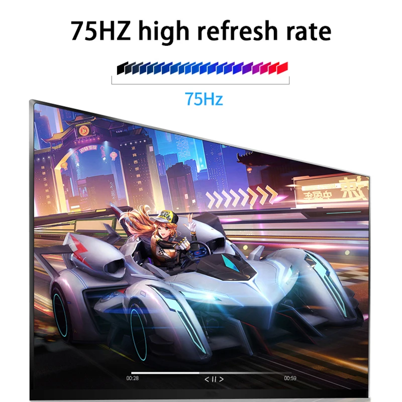 ̸ HD ̹ , 24 ġ IPS 165hz , PC LCD  г ÷, ũž HDMI ȣȯ , 1920x1080p