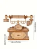 Creative Retro Telephone 3D Wooden Puzzle for Adults Tabletop Decoration and Gift for Christmas/Birthday 5