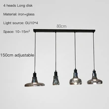  Modern Fashion Style LED Pendant Lamp For Dining Room Kitchen Table Bar Living Room Bedroom Black Glass Ceiling Chandelier Light 