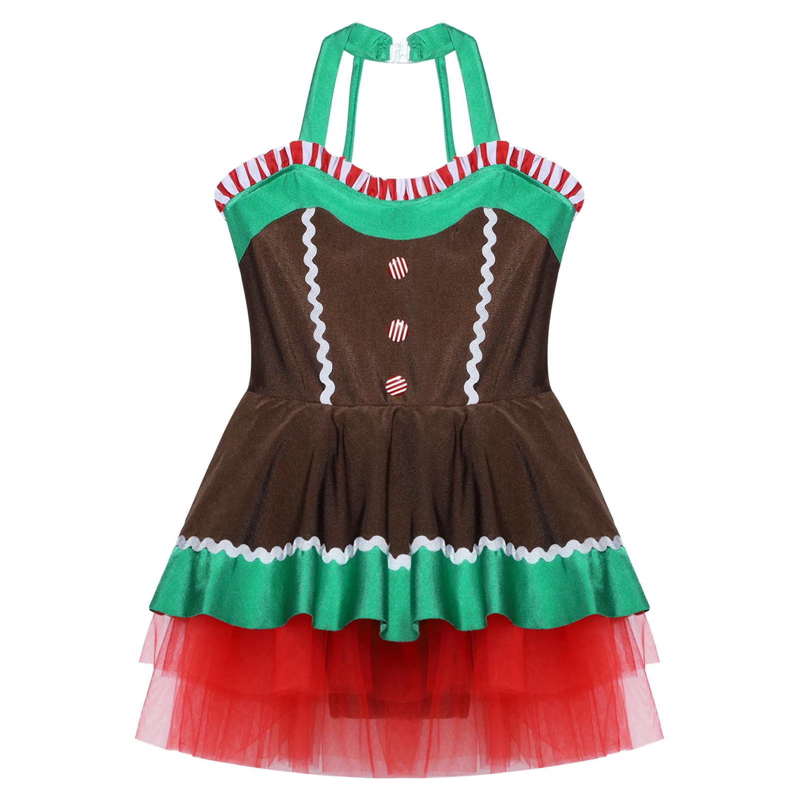 Kid Girl Cosplay Costumes Ballet Dance Tutu Dress Bodysuit Christmas Party Santa Tulle Dresses Cosplay Costume Kids Girls Dress