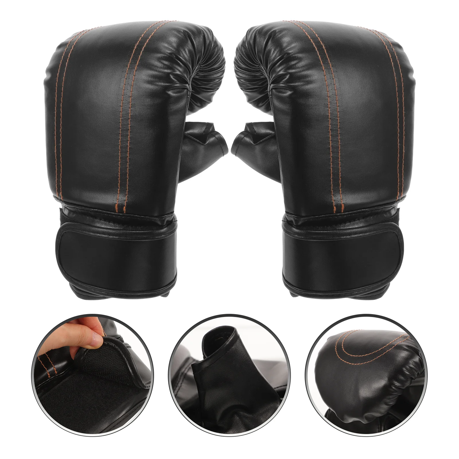 Boxing Gloves Men Training Kickboxing Supplies Men's Aldult Portable Protective Pu Child Kids Mittens