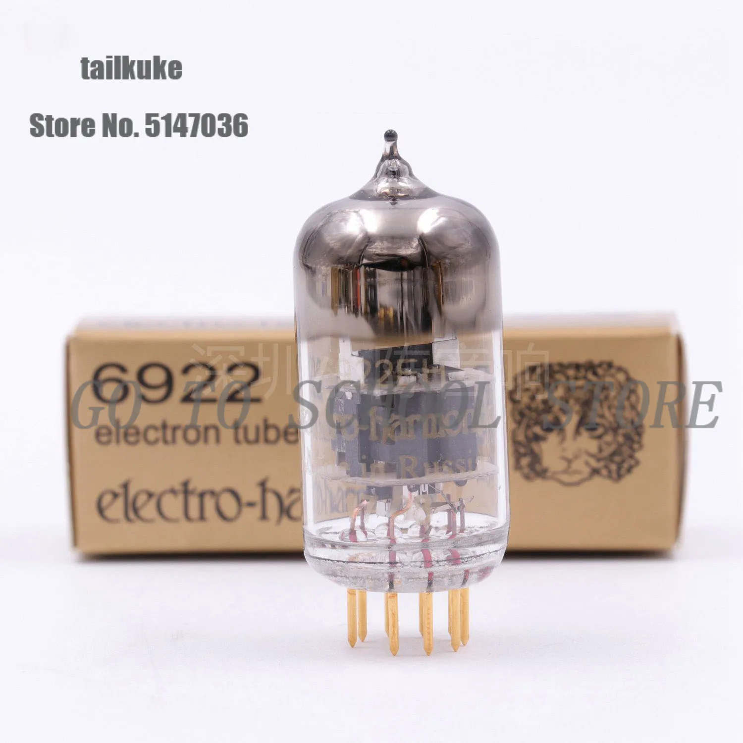 Eh 12At7 12Au7 12Ax7 6922 E88Cc Ecc88 6Dj8 Oro Del Tubo Del Piede