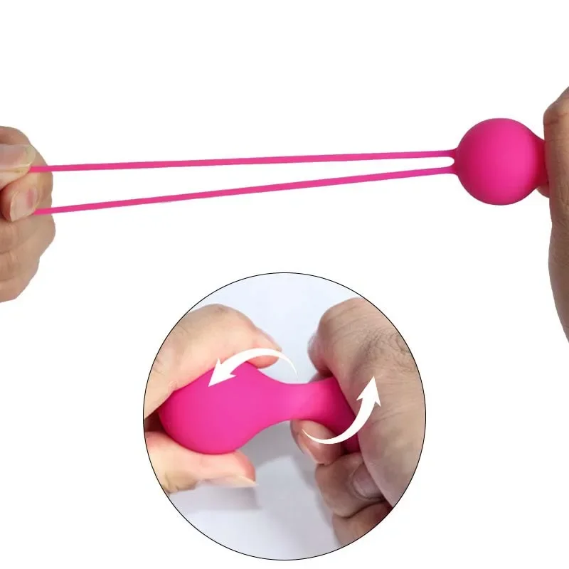 Safe Silicone Ball Kegel Exerciser Pelvic Floor Muscle Trainer Venus Ball Perinee Tighten Sex Toys Women Vaginal Geisha