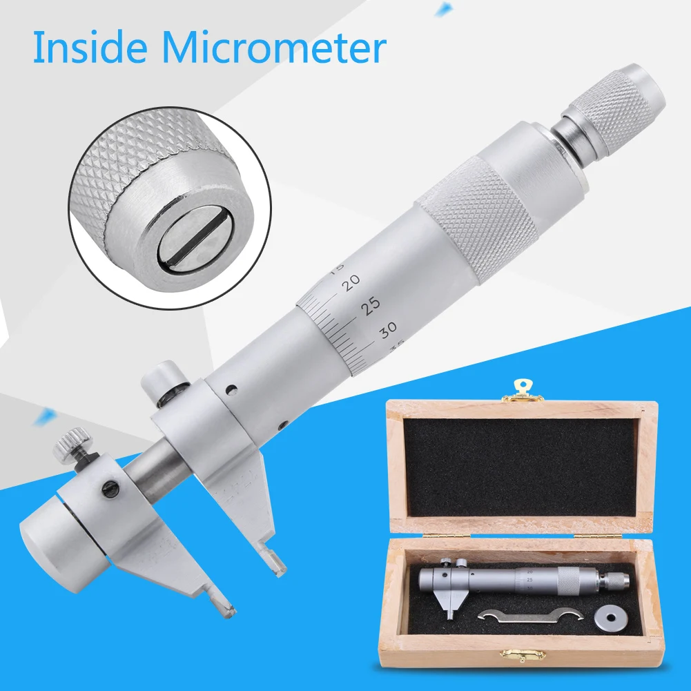 내부 마이크로미터 홀 보어 내부 직경 게이지 5?30mm 범위 0.01mm 정확도