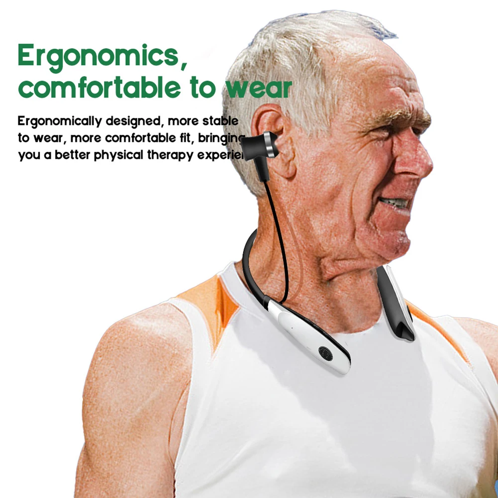 Neck Hanging Portable Nasal and Ear Canal Irradiator Ear Canal Silicone Cover & Nasal Silicone Sleeve 650nm Reduce Tinnitus