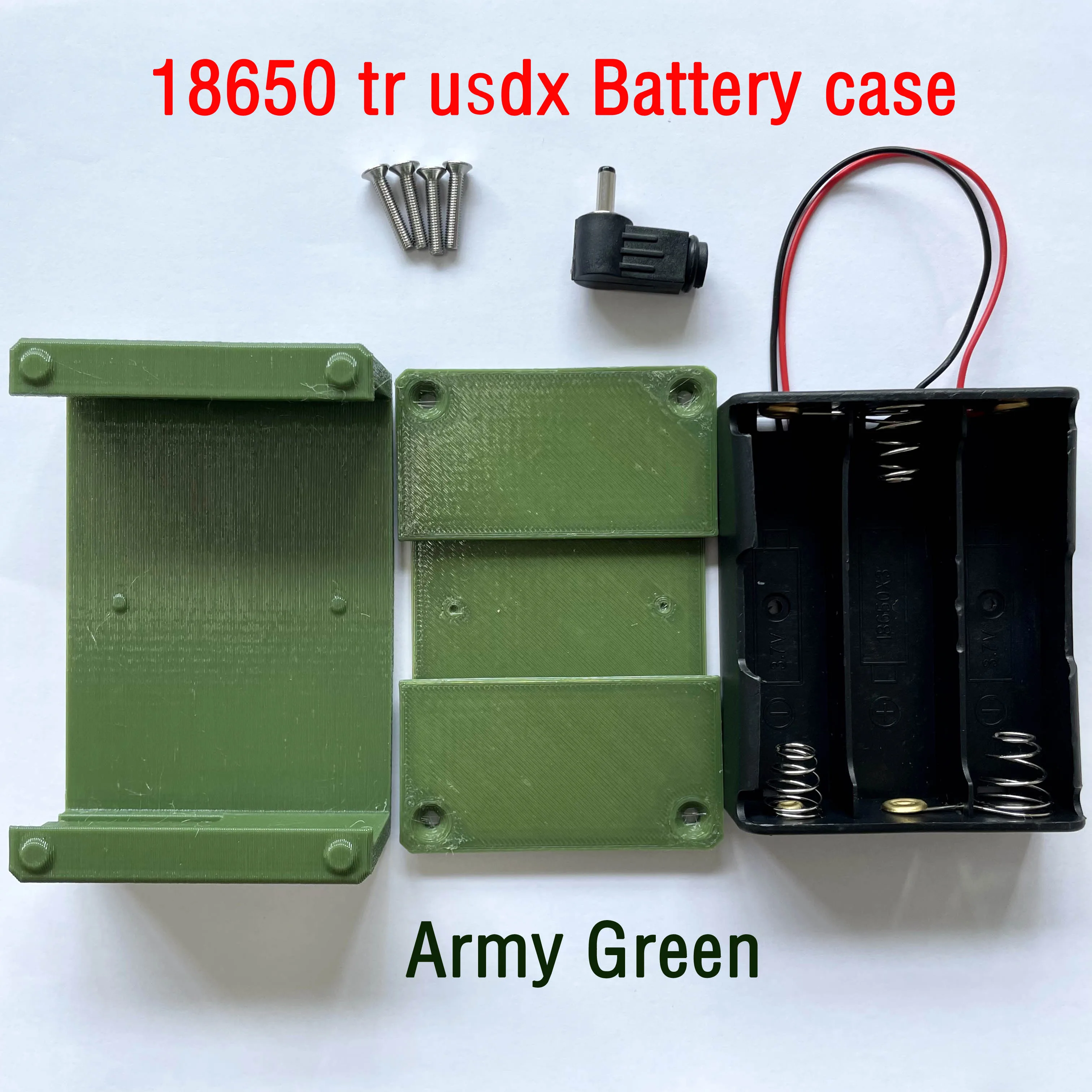 Transceiver 18650 Battery Case Kits tr uSDX By DL2MAN transceiver kits