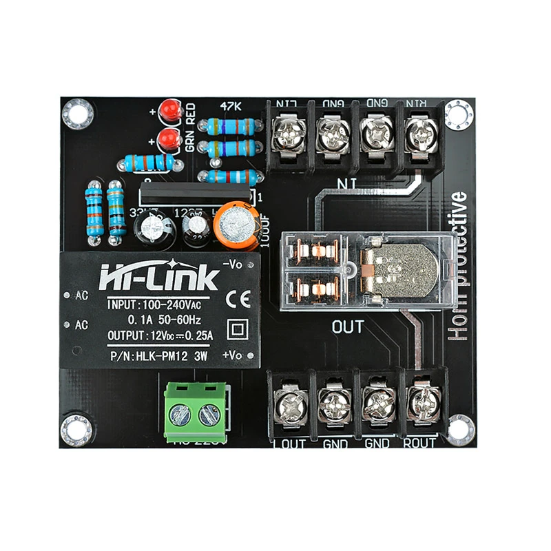 AIYIMA 2.0 150W Speaker Protection Board kit parts reliable performance 2 channels Assembled Board For HIFI Amplifier DIY