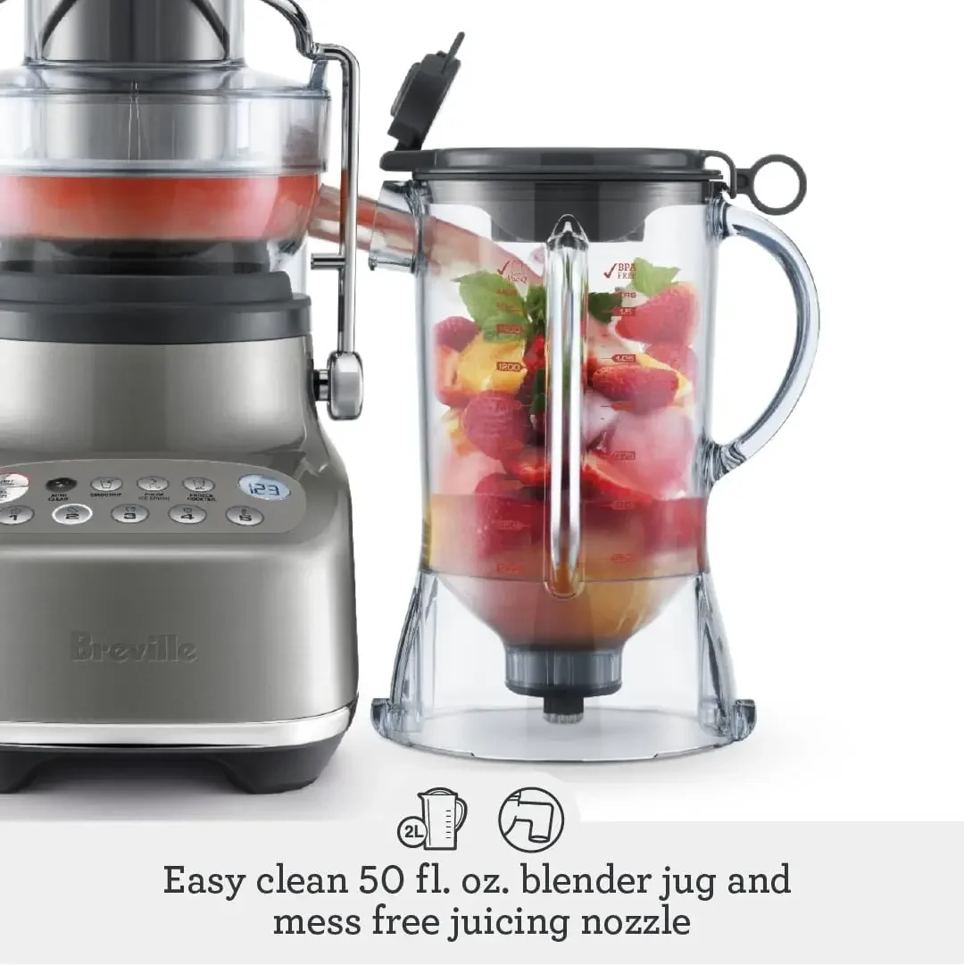 Bluicer Blender and Juicer BJB615SHY, Smoked Hickory 4