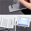 Acrylic Book Display Stand Magazine Comic Easel Rack Transparent Vinyl Record Phone Tablet Holder Books Collection Stand 4
