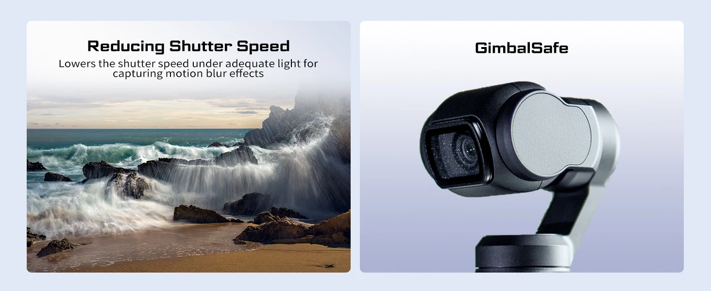 Neutral Density Filter for DJI Osmo Pocket 3 - Neutral Color Optics,GimbalSafe T