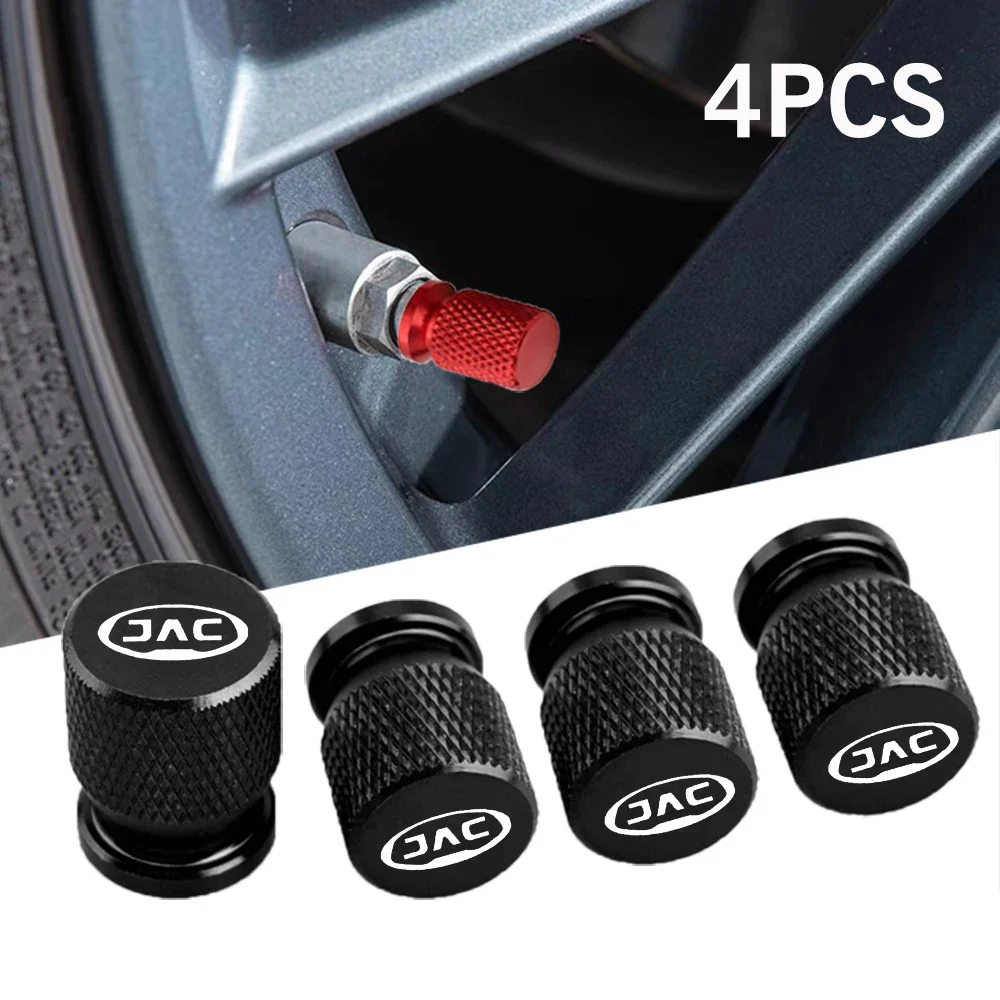 Premium Car Tire Valve Stem Dust Cap Covers - Set of 4
