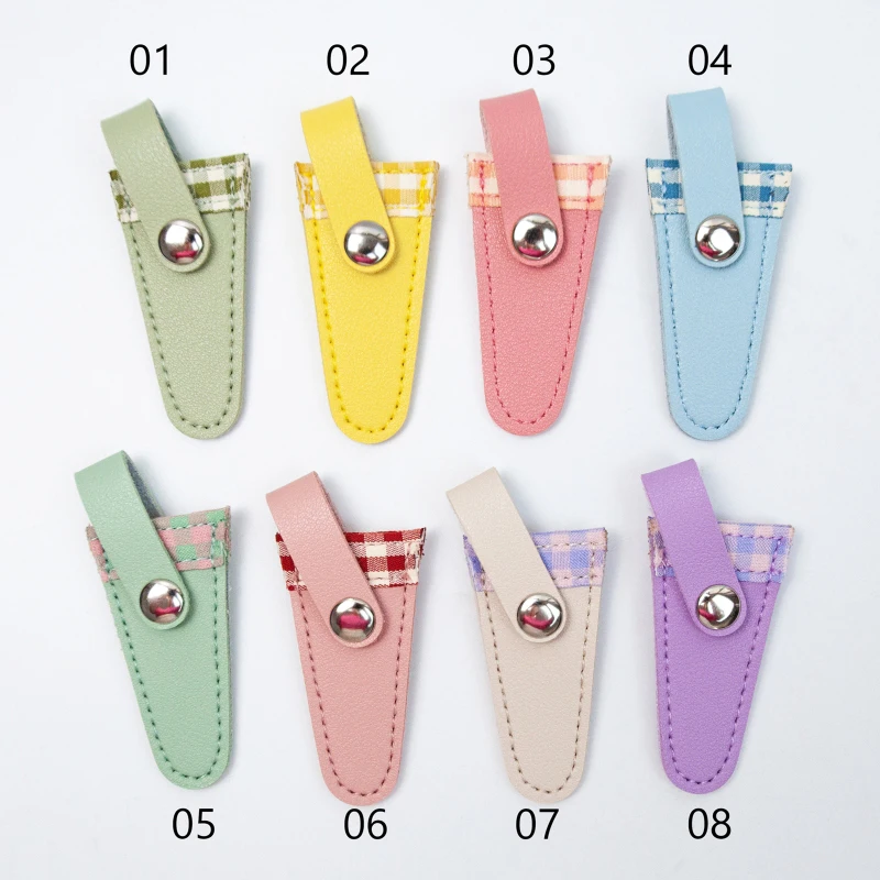 Scissors Protective Cover Colorful Lattice For Embroidery Scissors