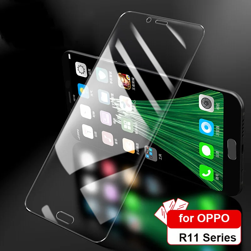 

For OPPO R11 R11S Plus HD Tempered Glass Clear Screen Protector for OPPO R11S R11 Plus 9H Hardness 2.5D Protective Front Film