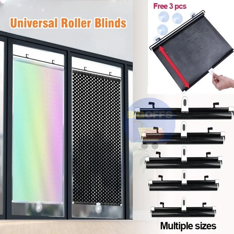 Parasole Retrattile Per Auto Con Ventose – Tendina Ombreggiante In PVC 50x125 Cm, Protegge Da UV E Calore, Facile Da Installare E Riporre