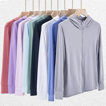 Sunscreen clothing, anti UV ice silk mesh, men's and women's sunscreen clothing, skin clothing, summer lightweight jacket, fishi 1