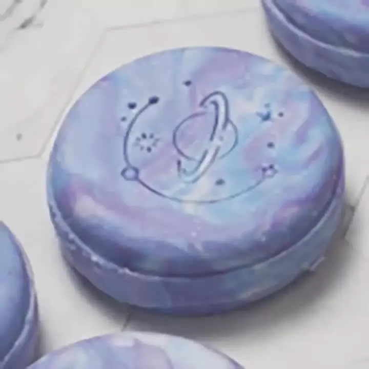 GG07854-Tampon à savon en résine acrylique fait à la main. lettres de