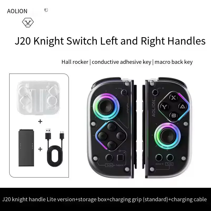 Aolion J20 Knight Wireless Gamepad with Left And Right Switch Hall