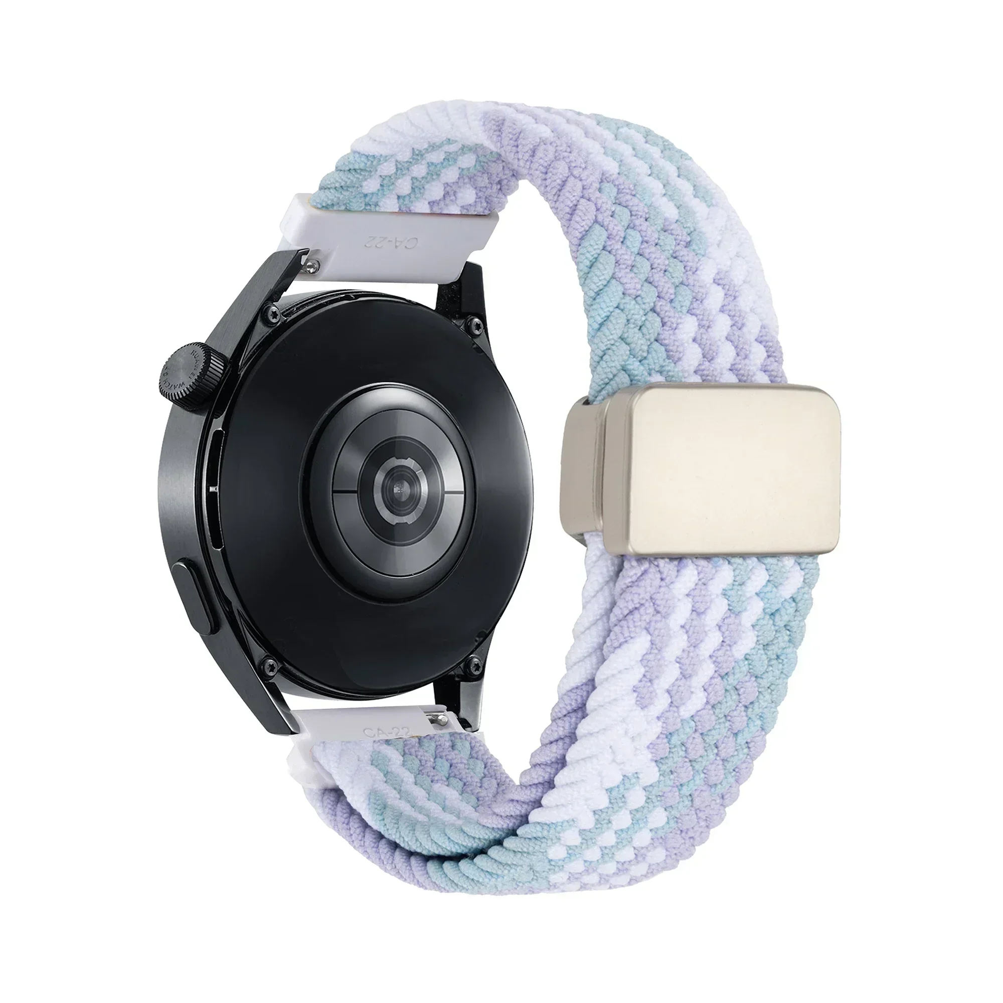 Magnetic Braided Nylon Watch Band, 20mm/22mm Strap