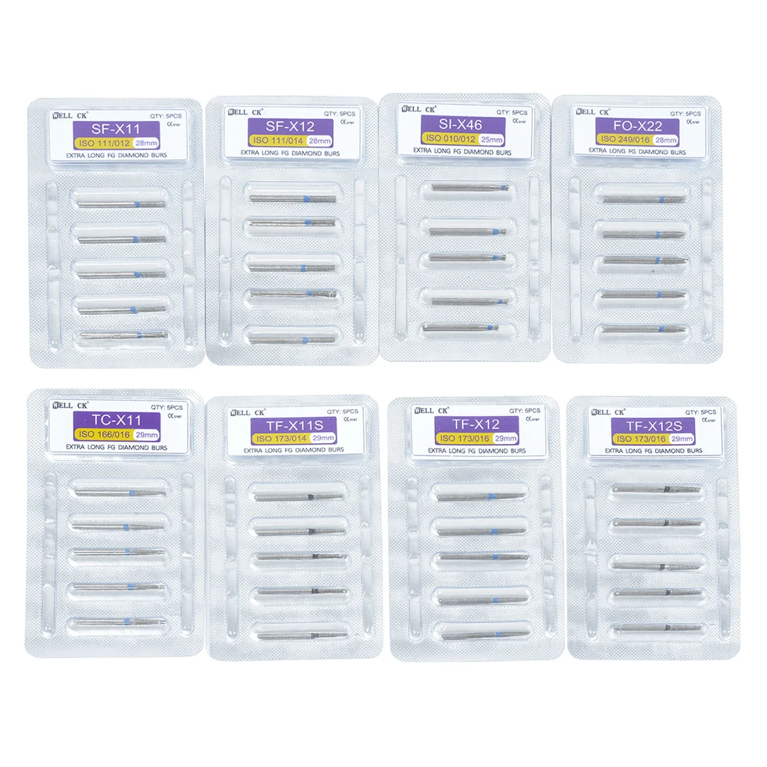 Рисунок 6 - Стоматологические алмазные буры из нержавеющей стали