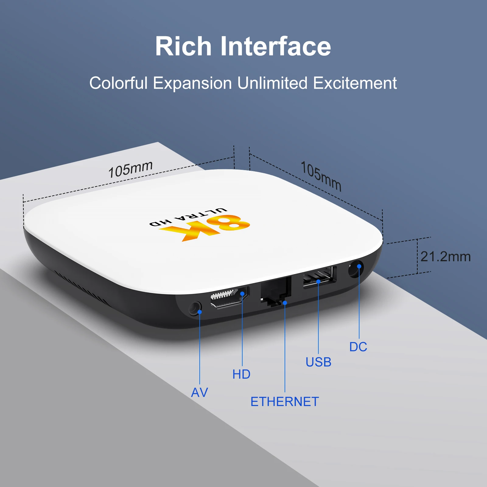 Smart TV Box H96 MAX M2 PLUS Rockchip RK3528 8K WiFi6 BT5.4 Google Voice Assista