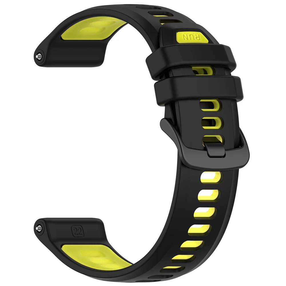 Premium 22mm Sports Silicone Replacement Watch Band