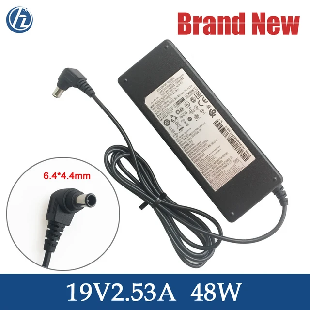 Adaptateur secteur 19V 2.53A 48W pour chargeur d'alimentation TV Samsung  A4819-FDY UN32J4000tains UN32J4000AGXZD UN22H5000 UN32J4000 - AliExpress