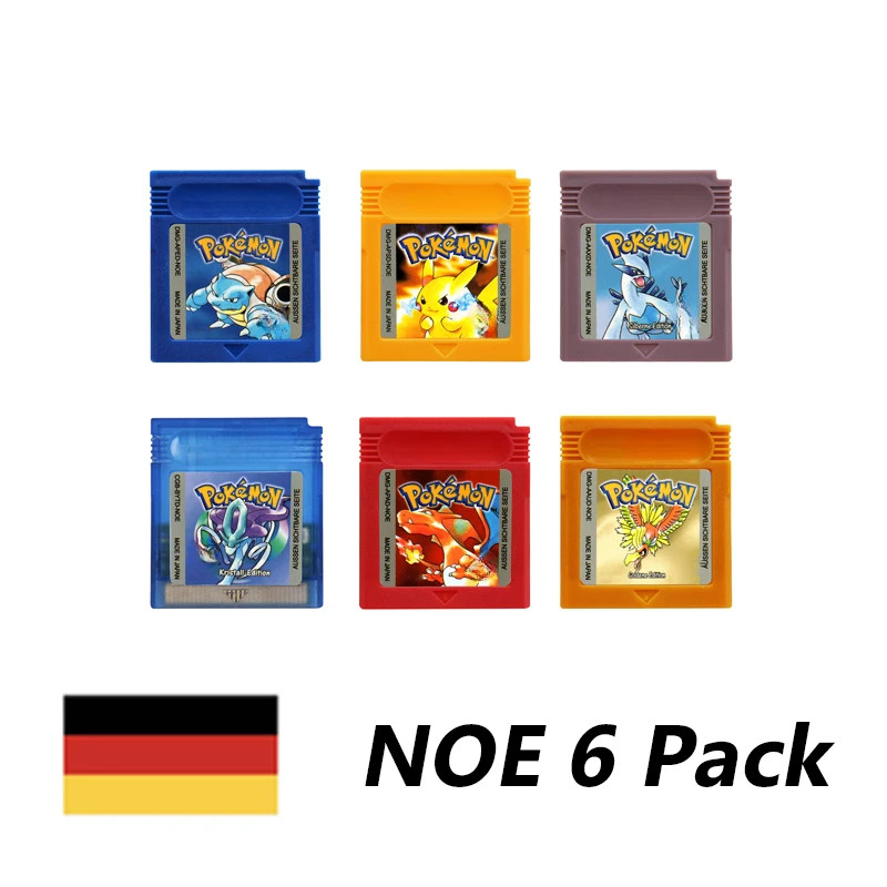 Pokemon Series 7 Boxes/Set 16 Bit GBC Game Cassette Classic for Video Game Cartridge Console USA/ESP/FRA/ITA/NOE Version 5