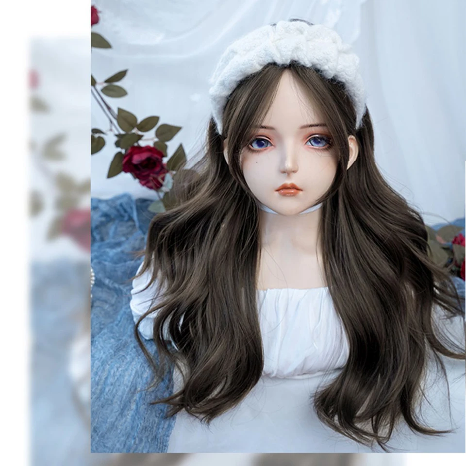 Synthetic Black Long Body Wavy Wig for Women Daily Use