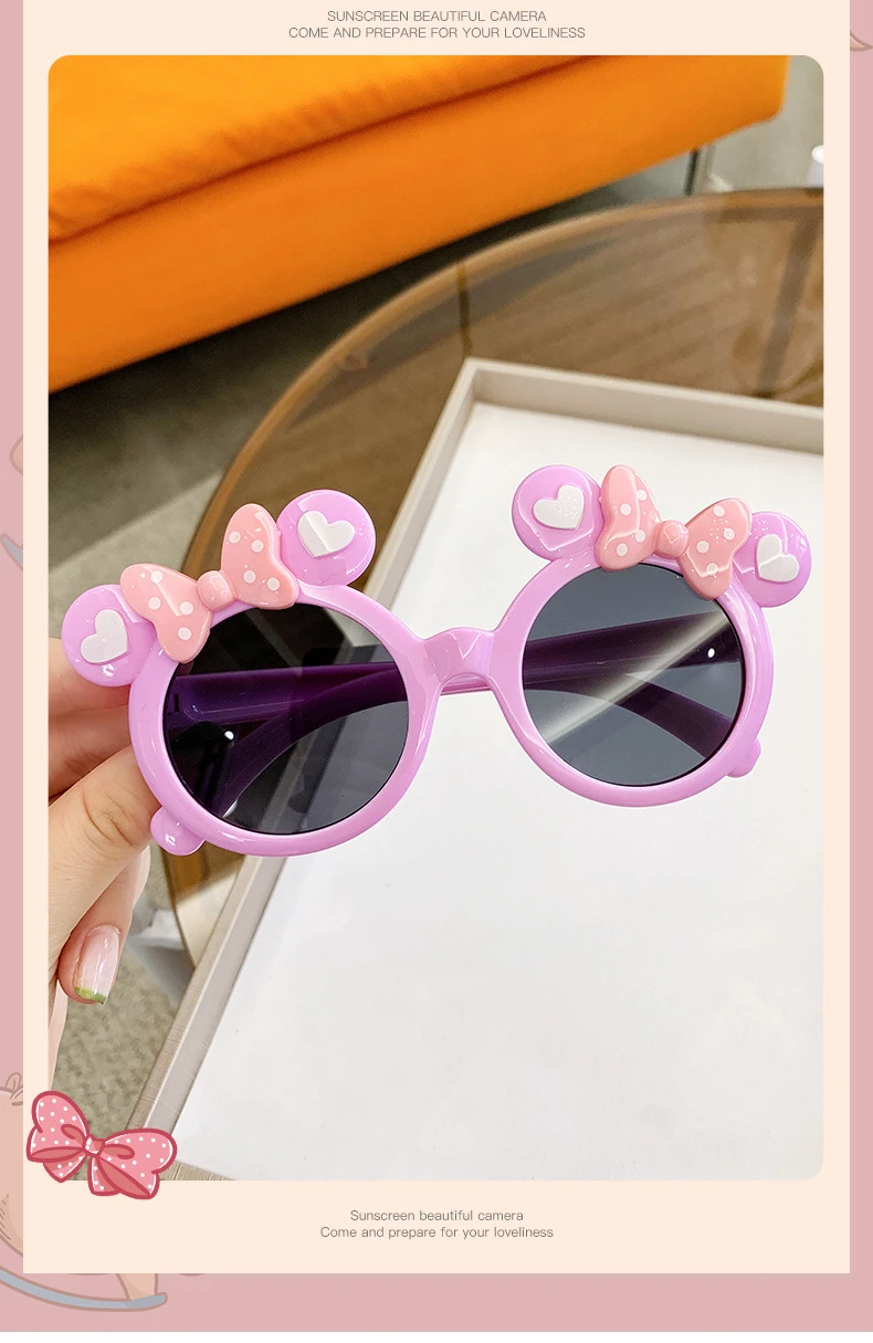 New Children Cute Cartoon UV400 Sunglasses - Uniqwear