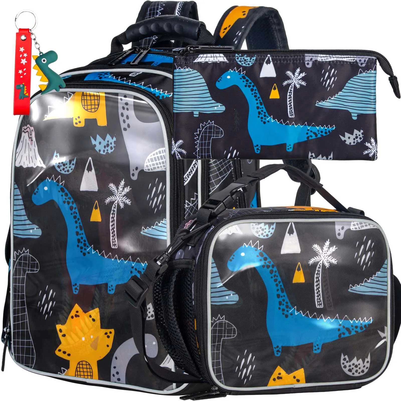 3PCS Shark Backpack for Boys, 16 Little Kids Kindergarten School Bookbag  and Lunch Box - AliExpress