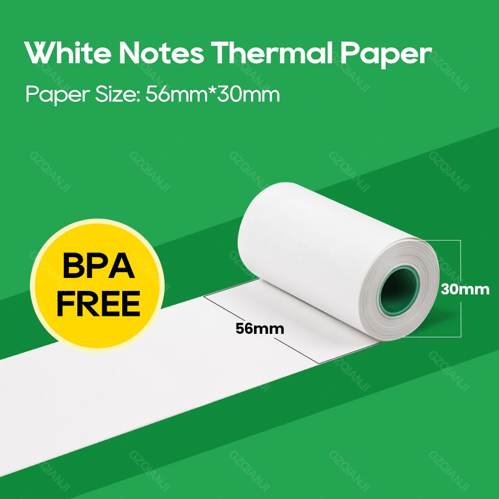 Peripage Official A6 Photo Thermal  Printer Paper Label Sticker NO-BPA Keep 2/10 Years Paper Rolls for 58mm Thermal Printer