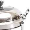 Food Warmer Quick Heating Cooking Pot with Lid Camping Alcohol Stove Hot Pot for Kitchen Party Noodles, Egg Restaurant Household 5