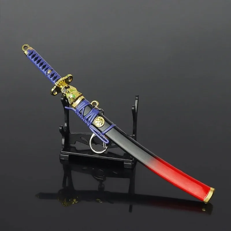 22CM Valorant Weapon Onimaru Kunitsuna Melee Weapon Model Oni EP 6 Skin Game Periphery Steel Samurai Sword Gifts Boys Toys
