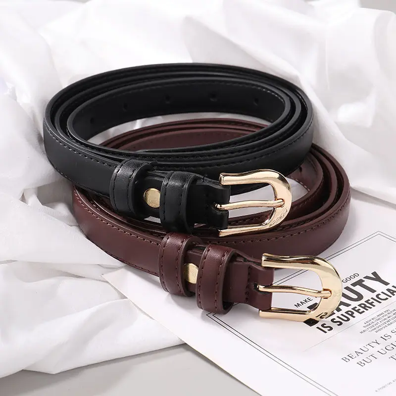Belt female models super leather hundred with 2023 new belt ladies