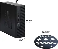 Compact ITX Mini Desktop Case with 2.5 Drive Support (CASE and TRAY)