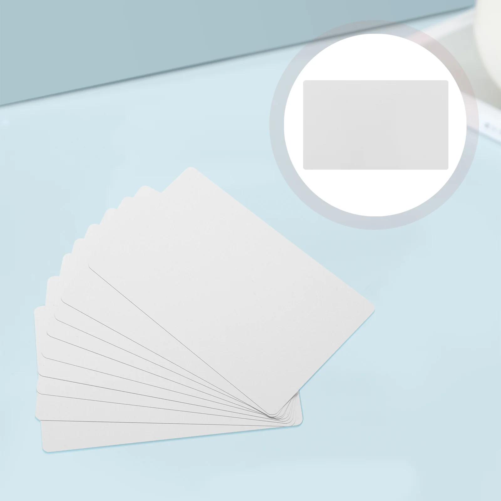 

100 Pcs Metal Blank Business Card Cards Aluminum Sublimation Blanks Name Tag Small for Engraving