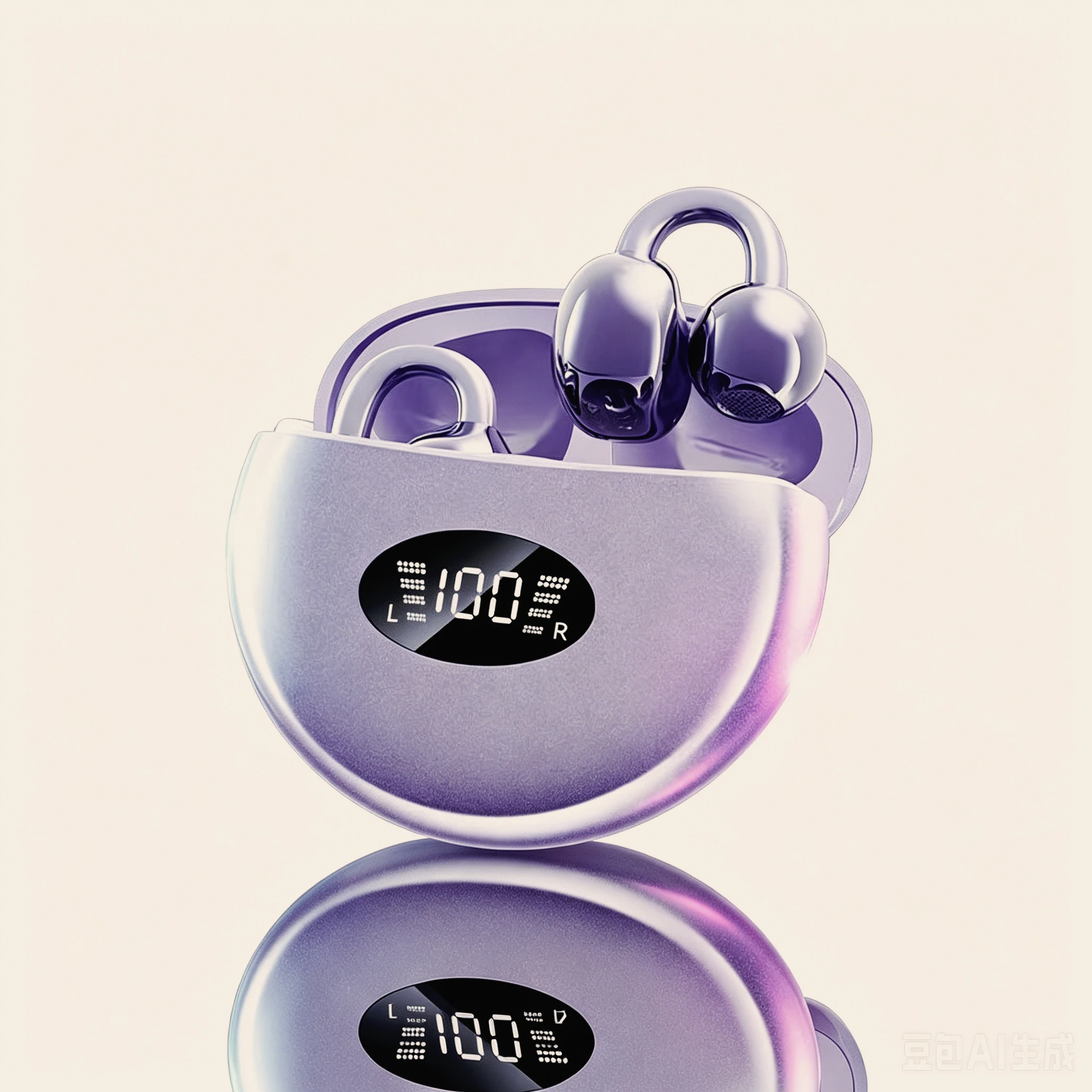 OWS New Clip-on Earphones Wireless Bluetooth 5.3 Earbuds Long Battery Life Perfect for Sports Music Clip Headphones With Mic