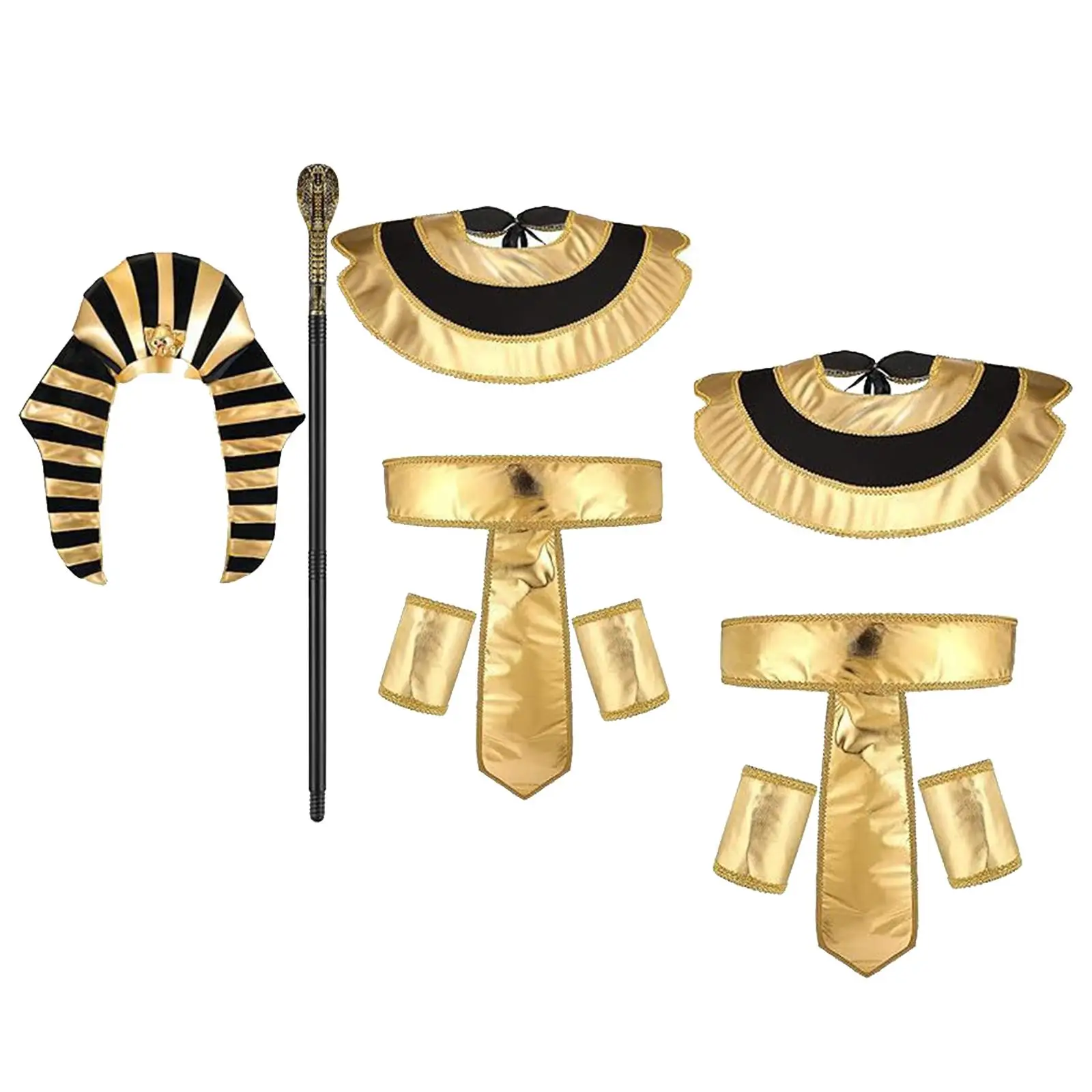 

Egyptian Costume Accessories for Men Costume Event Stage Show Photo Props Rave Birthday Dress up Egyptian Belt Cuffs