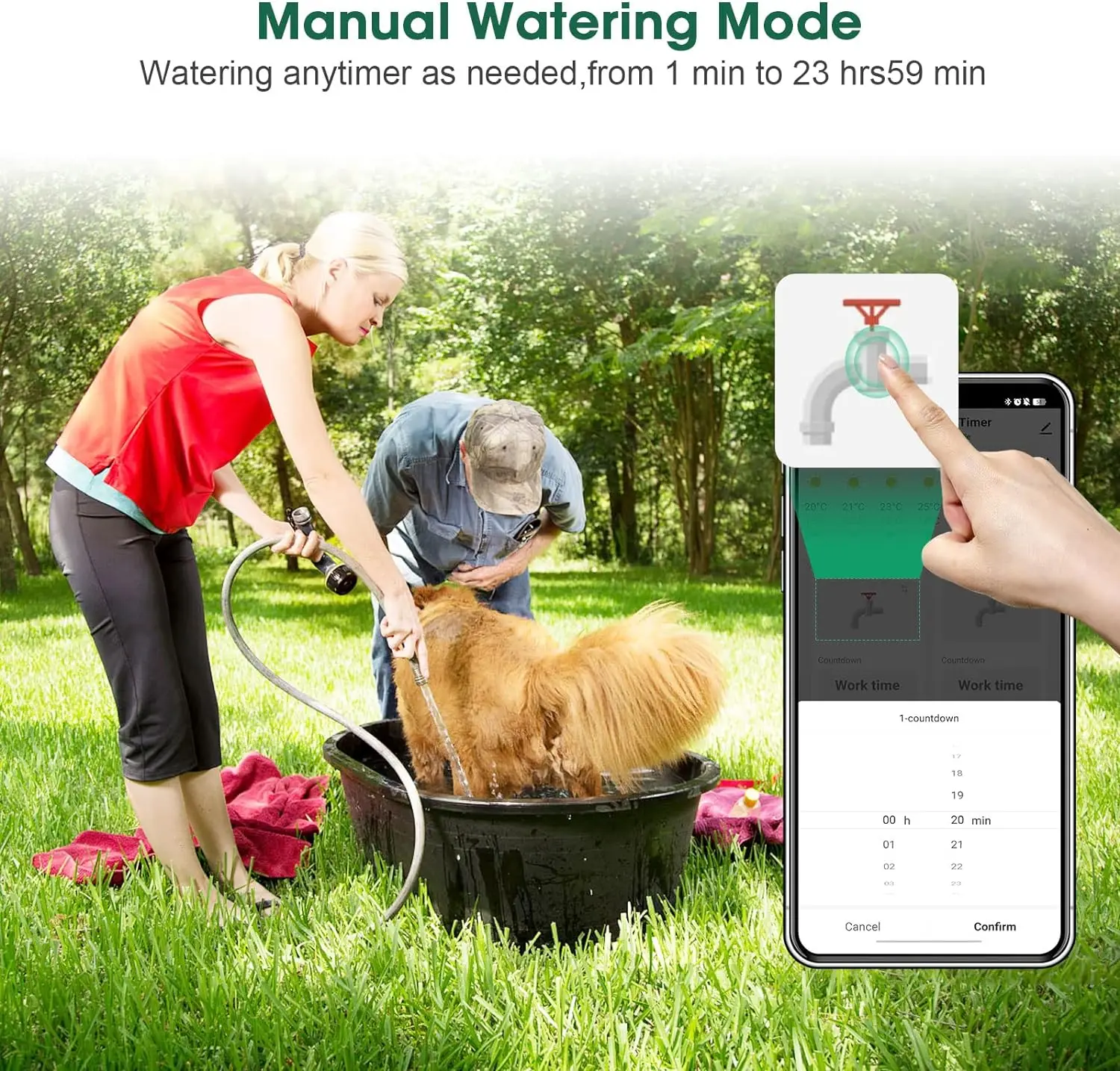 Insoma Automatic Water Timer with Gateway Dual Hose Garden Irrigation Watering System Remote Sprinkler Programmer support Alexa 6 Insoma Automatic Water Timer with Gateway Dual Hose Garden Irrigation Watering System Remote Sprinkler Programmer support Alexa 6