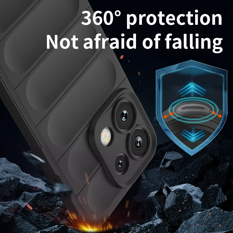 Luxury Liquid Silicone Soft Armor Shockproof Camera Protect Case Cover