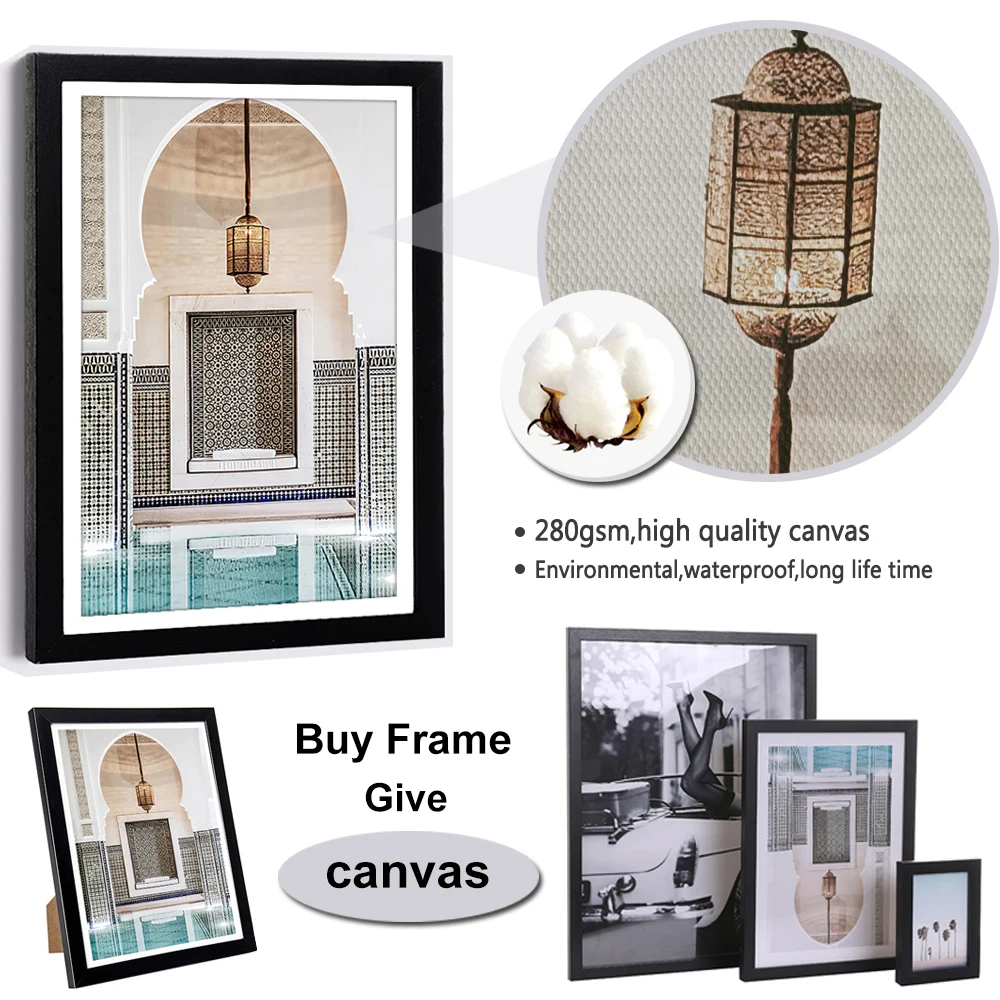 Nordic Family Photo Frame Wood Canvas Frame Wood Photo Frame Wood Frame Wood Picture Frame Art Frames 9x13 21x30 Black Wood Frame Luxury Decor Painting